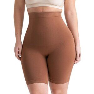 🆕 Women Brown Tummy Control Underwear Every Day High Waisted Body Shaper Shorts